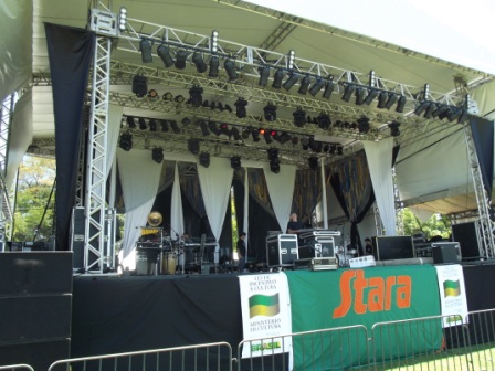 Palco para eventos 